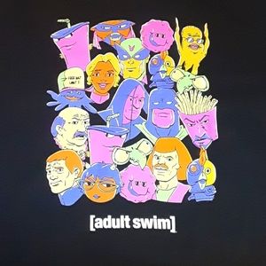 COPY - HARDEE'S ADULT SWIM CHARACTER SHIRT NEW